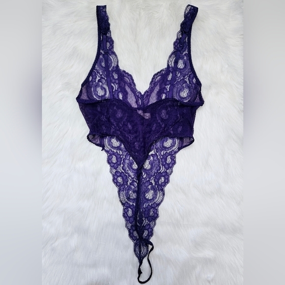 Rare Vintage Victoria's Secret Crown Label French Cut Teddy - Picture 6 of 8